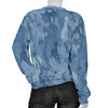 Great Dane Blue Camouflage Design Sweater For Women - JillnJacks Exclusive