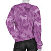 Husky Pink Camouflage Design Sweater For Women - JillnJacks Exclusive