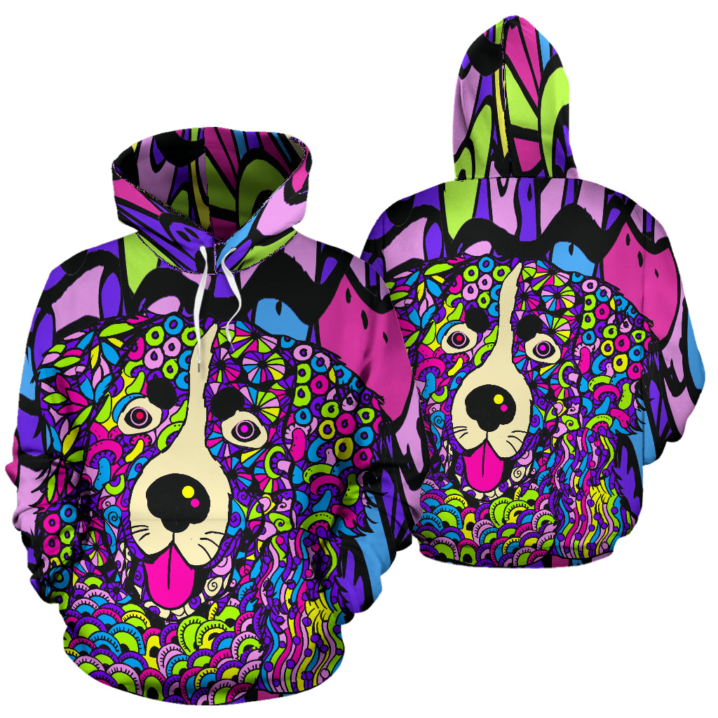 Bernese Mountain Dog Design All Over Print Hoodies - Art By Cindy Sang - JillnJacks Exclusive