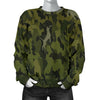 Pit Bull Green Camouflage Design Sweater For Women (Design #2) - JillnJacks Exclusive