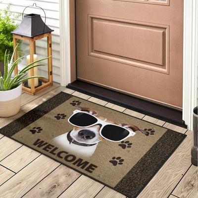 Jack Russell Terrier Design Premium Handcrafted Door Mats - JillnJacks Exclusive
