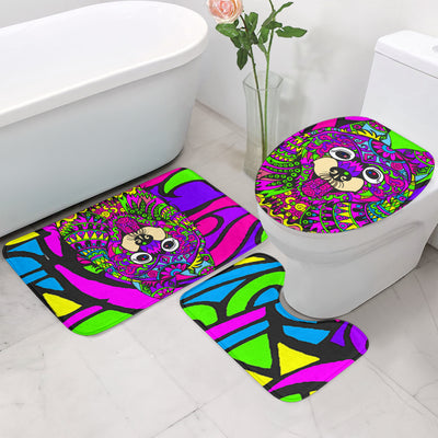 Samoyed Bathroom Set - Art By Cindy Sang - JillnJacks Exclusive