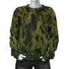 Staffordshire Terrier (Staffie) Green Camouflage Design Sweater For Women - JillnJacks Exclusive