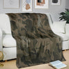Great Dane Pale Green Camouflage Design Premium Blanket
