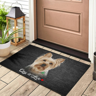 Yorkshire Terrier (Yorkie) Design Premium Handcrafted Door Mats - JillnJacks Exclusive