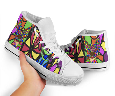 Doberman Design Canvas High Tops Shoes - Art By Cindy Sang - JillnJacks Exclusive