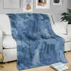 Boxer Blue Camouflage Design Premium Blanket