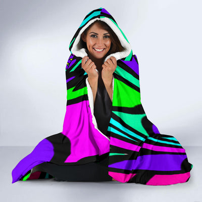 Husky Design Hooded Blankets - Art by Cindy Sang - JillnJacks Exclusive