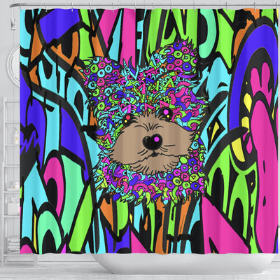 Maltese Design Shower Curtains - Art By Cindy Sang