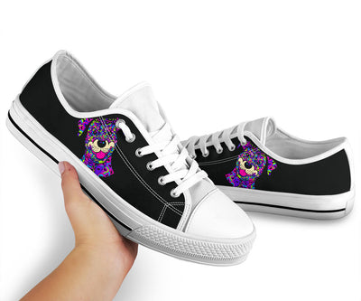 Rottweiler Design Canvas Low Tops Shoes - Art By Cindy Sang - JillnJacks Exclusive