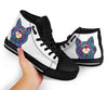 Cat Design Canvas High Tops Shoes - Art By Cindy Sang - JillnJacks Exclusive