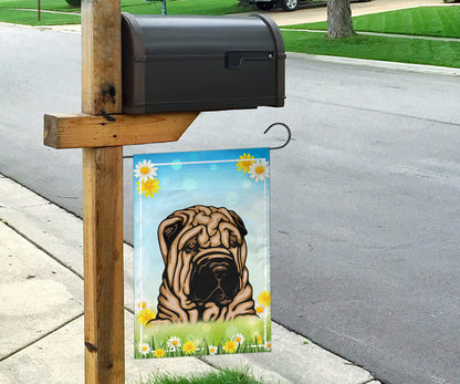 Shar Pei Design #2 Spring and Summer Garden And House Flags - 2022 Collection