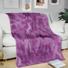 Pit Bull Pink Camouflage Design #2 Premium Blanket