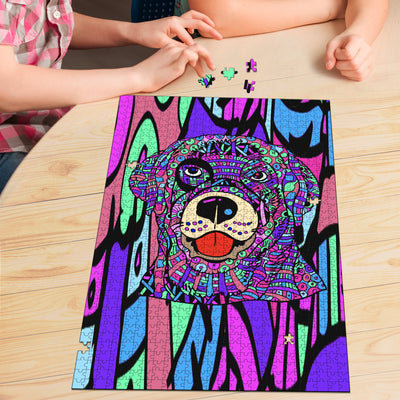Labrador  Design Jigsaw Puzzle - Art by Cindy Sang - JillnJacks Exclusive