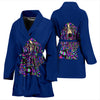 Springer Spaniel Blue Design Bathrobes for Women - Art by Cindy Sang - JillnJacks Exclusive