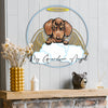 Dachshund Design My Guardian Angel Metal Sign for Indoor or Outdoor Use