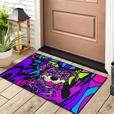 Rottweiler Design Premium Handcrafted Door Mats - Art By Cindy Sang - JillnJacks Exclusive