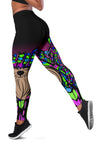 Yorkie Design Leggings - Art By Cindy Sang - Jillnjacks Exclusive