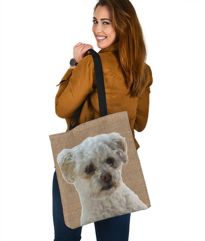 Maltipoo Dog Design Tote Bags - JillnJacks Exclusive