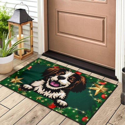 Brittany Design Christmas Background Door Mats - 2022 Collection