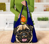 Pug Design 3 Pack Grocery Bags - 2022 Collection