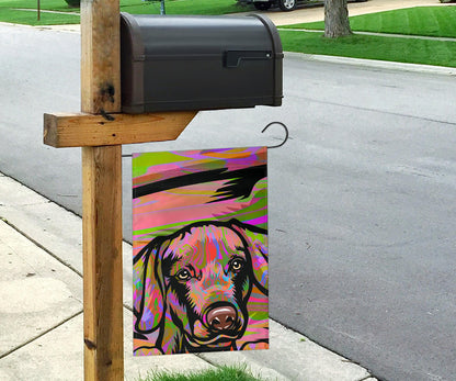 Weimaraner Design Garden and House Flags - Art by Cindy Sang - 2023 Collection