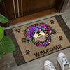 Pekingese Design Premium Handcrafted Door Mats - Art By Cindy Sang - JillnJacks Exclusive