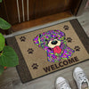 Rottweiler Design Premium Handcrafted Door Mats (Design #2) - Art By Cindy Sang - JillnJacks Exclusive