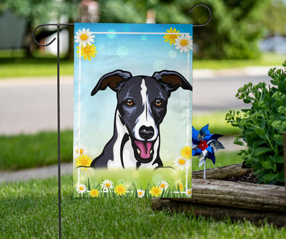 Whippet Design Spring and Summer Garden And House Flags - 2022 Collection