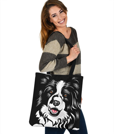 Border Collie Design #3 Tote Bags - 2022 Collection