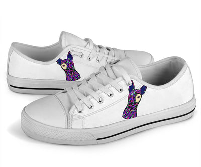 Bull Terrier Design Canvas Low Tops Shoes - Art By Cindy Sang - JillnJacks Exclusive