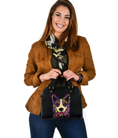 Corgi Shoulder Handbag - Art by Cindy Sang - JillnJacks Exclusive