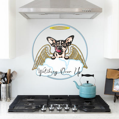 Chihuahua Design My Guardian Angel Metal Sign for Indoor or Outdoor Use