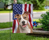 Staffie (Staffordshire Bull Terrier) Dog Design Garden & House Flags - JillnJacks Exclusive