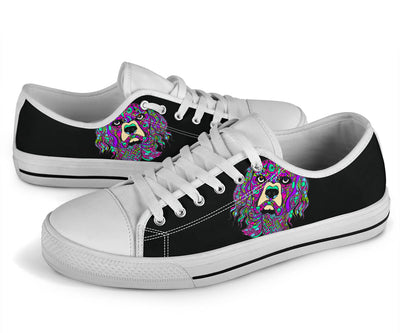 Brittany Design Canvas Low Tops Shoes - Art By Cindy Sang - JillnJacks Exclusive