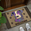Blue Heeler Design Premium Handcrafted Door Mats - Art By Cindy Sang - JillnJacks Exclusive