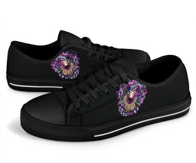 Dachshund Design Canvas Low Tops Shoes - Art By Cindy Sang - JillnJacks Exclusive