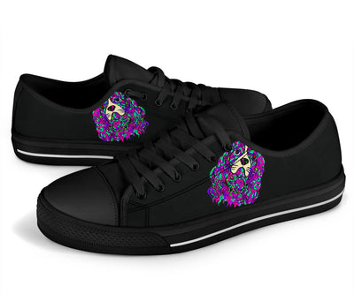 Cavalier King Charles Spaniel Design Canvas Low Tops Shoes - Art By Cindy Sang - JillnJacks Exclusive