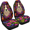 Border Collie Design Car Seat Covers - Art by Cindy Sang - JillnJacks Exclusive