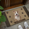 Staffordshire Terrier (Staffie) Design Premium Handcrafted Door Mats - JillnJacks Exclusive