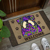 Bulldog Design Premium Handcrafted Door Mats - Art By Cindy Sang - JillnJacks Exclusive