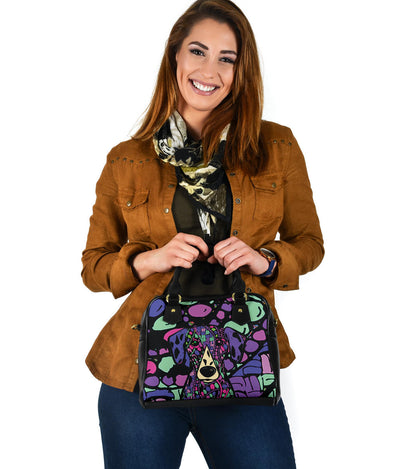 Dalmatian Shoulder Handbag - Art by Cindy Sang - JillnJacks Exclusive