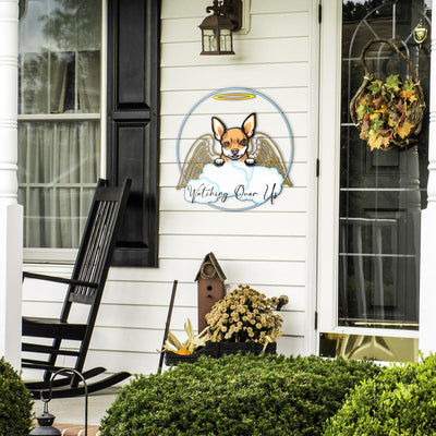 Chihuahua Design #2 My Guardian Angel Metal Sign for Indoor or Outdoor Use