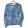 Corgi Blue Camouflage Design Sweater For Women - JillnJacks Exclusive