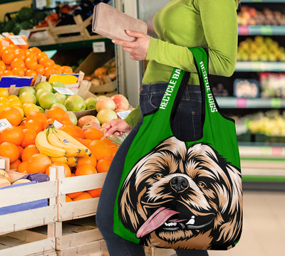 Shih Tzu Design #3 - 3 Pack Grocery Bags - 2022 Collection