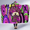 Bichon Design Hooded Blankets - Art by Cindy Sang - JillnJacks Exclusive