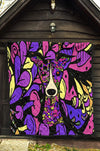Greyhound Design Handcrafted Quilts - Art By Cindy Sang - JillnJacks Exclusive