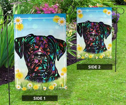 Boxer Design Spring Garden And House Flags - 2023 Collection by Cindy Sang