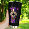 Schnauzer Design Double-Walled Vacuum Insulated Tumblers - Art By Cindy Sang - JillnJacks Exclusive