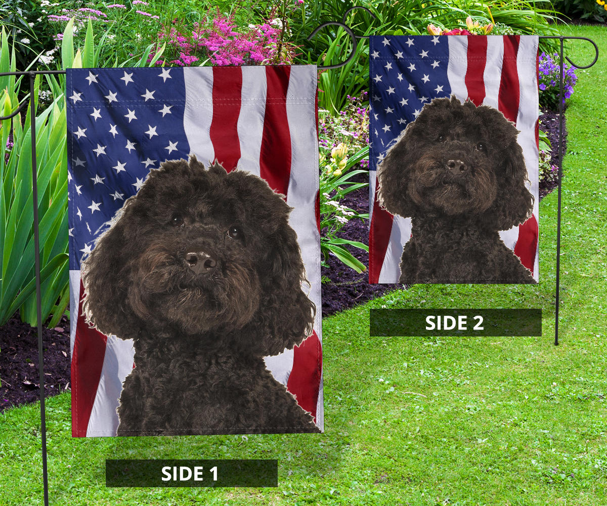 Labradoodle Dog  Design Garden & House Flags - JillnJacks Exclusive